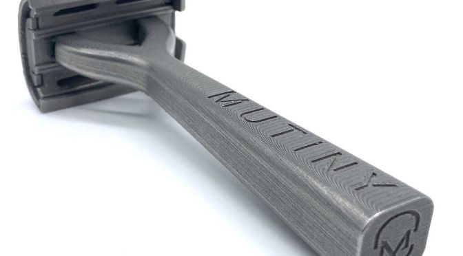 Metal 3D printed stainless steel razor